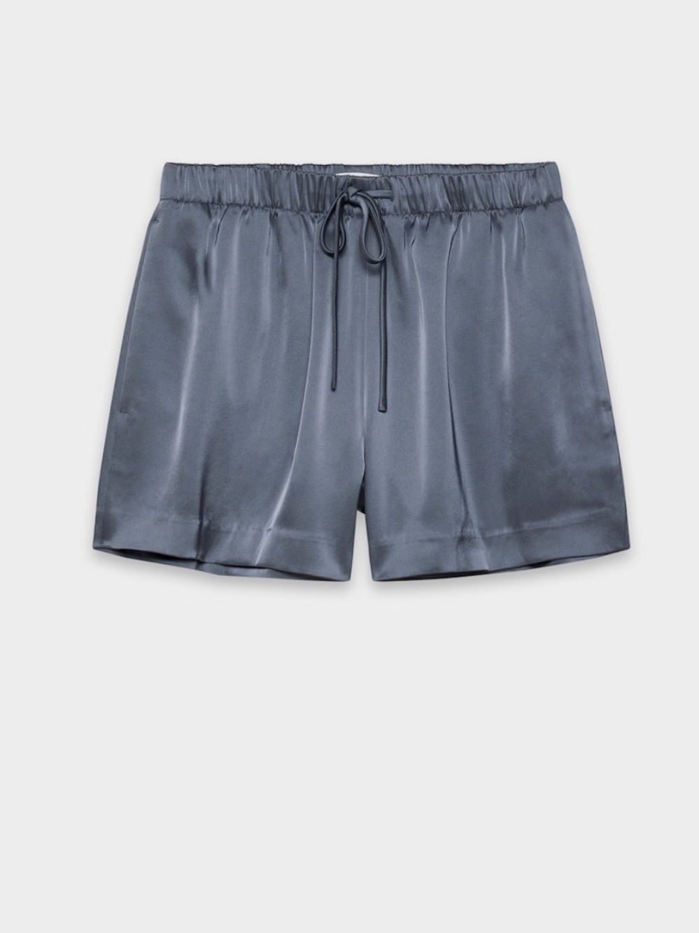 Aritzia The Lodge Short Satin Mini - Vintage Navy, Size XL NWOT